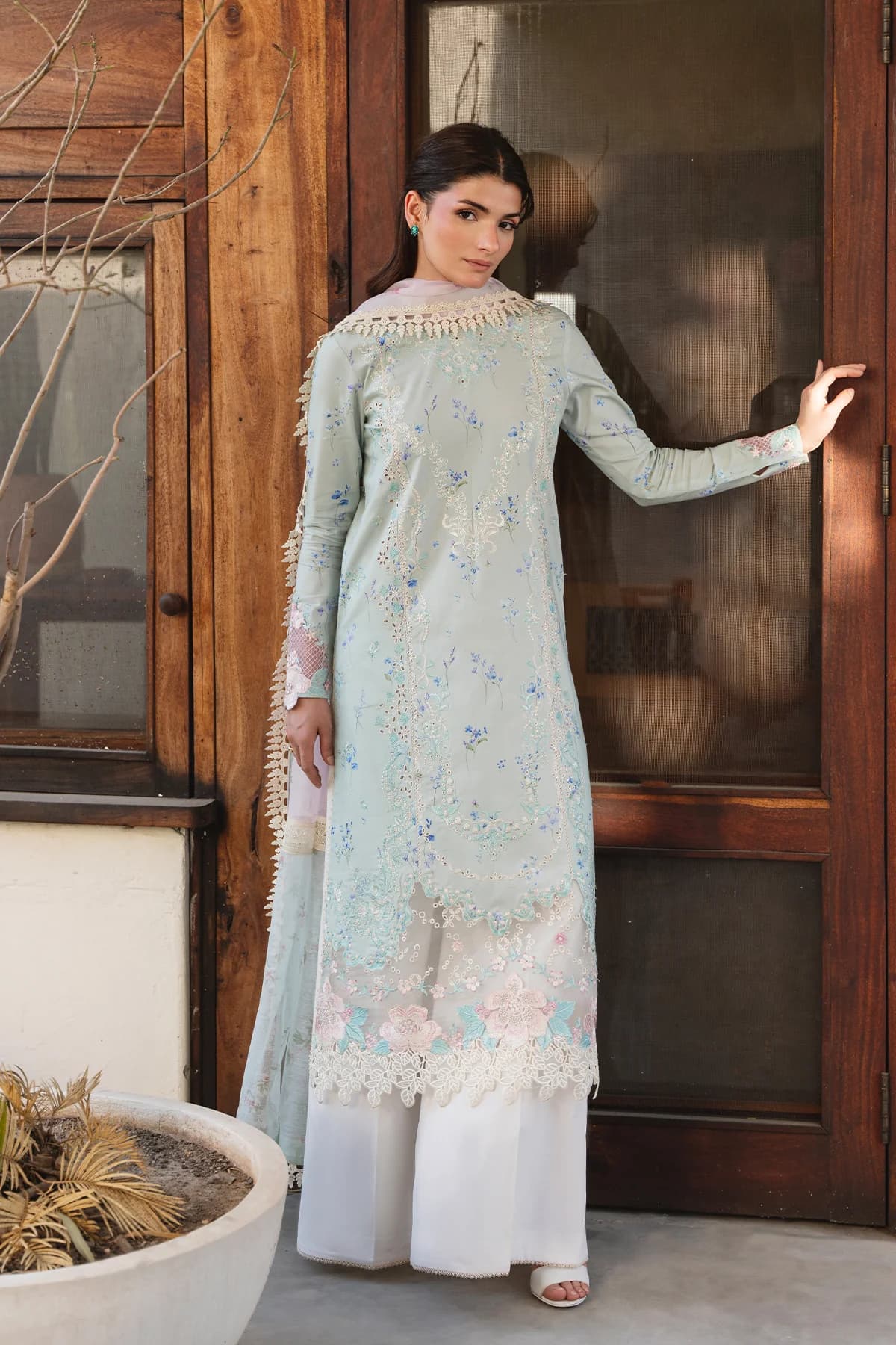 Ayzel Embroidered Lawn 26 Whisper Glint 3 PC