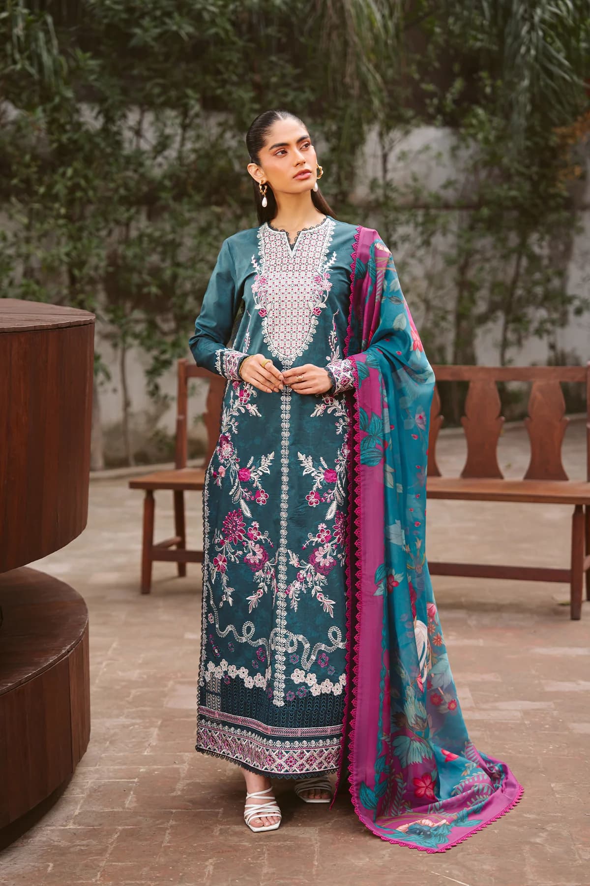 Ayzel Embroidered Lawn 26 Serein Zenvia 3 PC