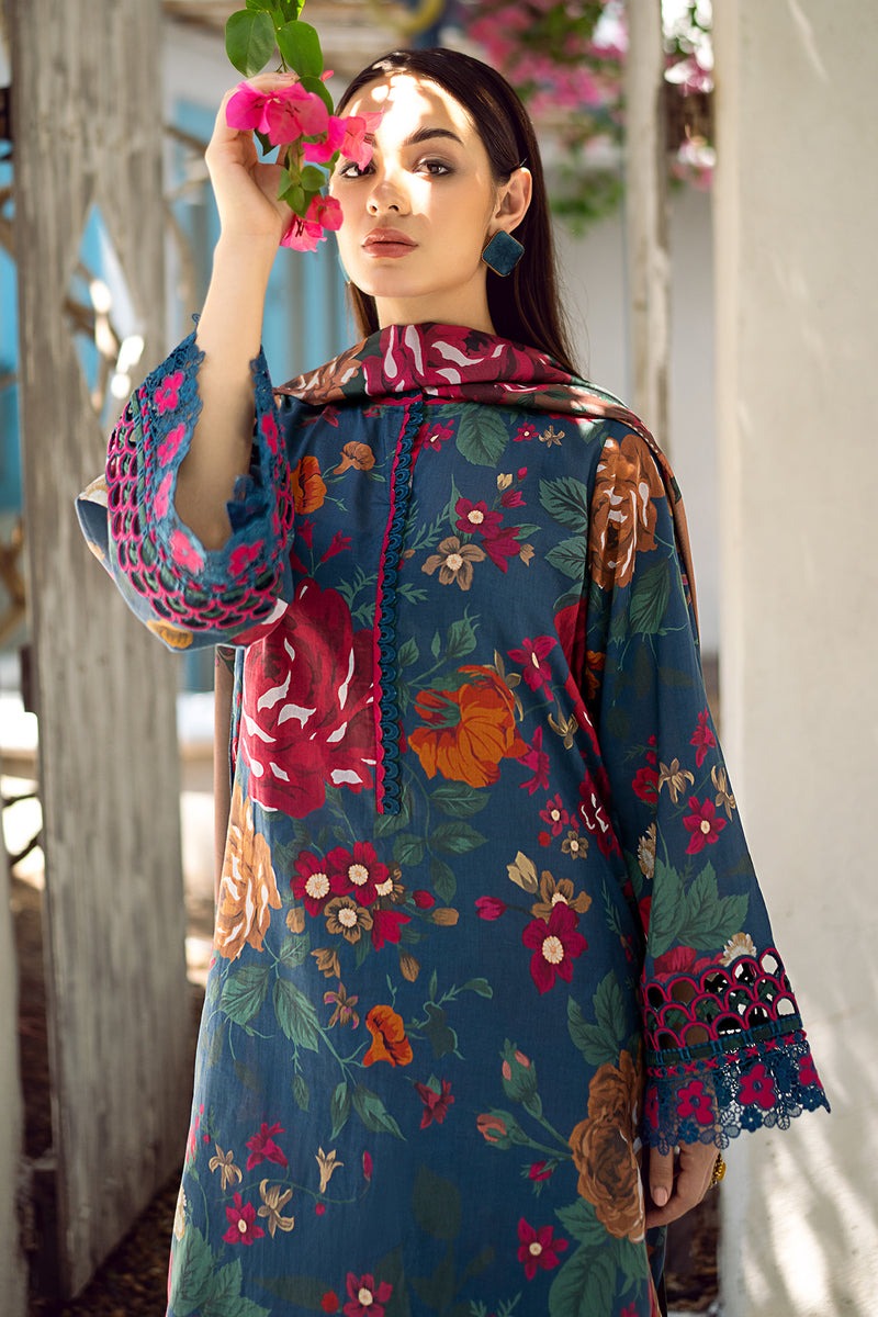 BAROQUE| Embroidered Printed Lawn UF-D548