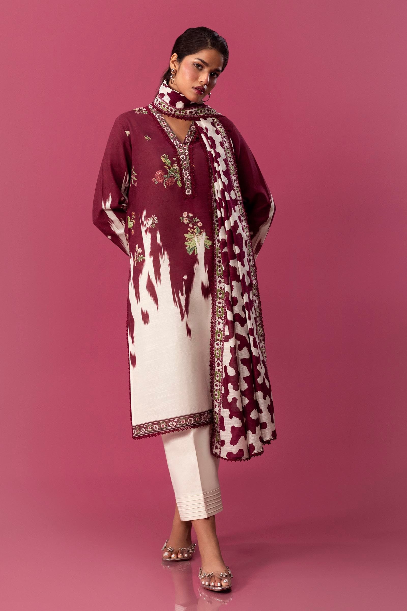 Sana Safinaz Mahay | Unstitched | 2 Piece | H243-021A-2BQ