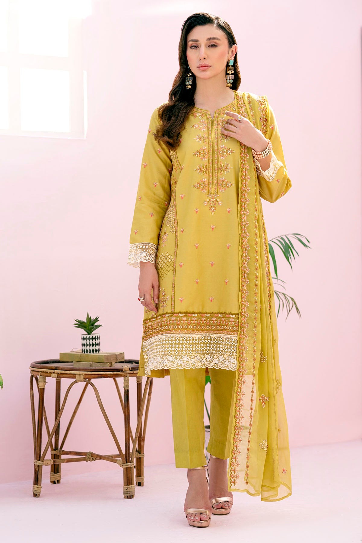 MOTIFZ | Soha Embroidered Lawn Unstitched | IRENE-4154