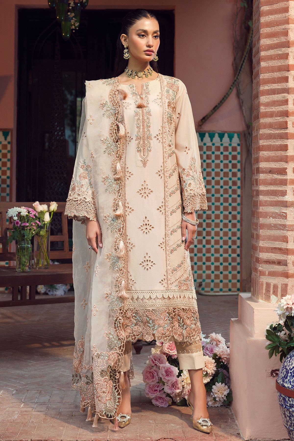 MOTIFZ | Premium Embroidered Lawn | JANNAT-4426