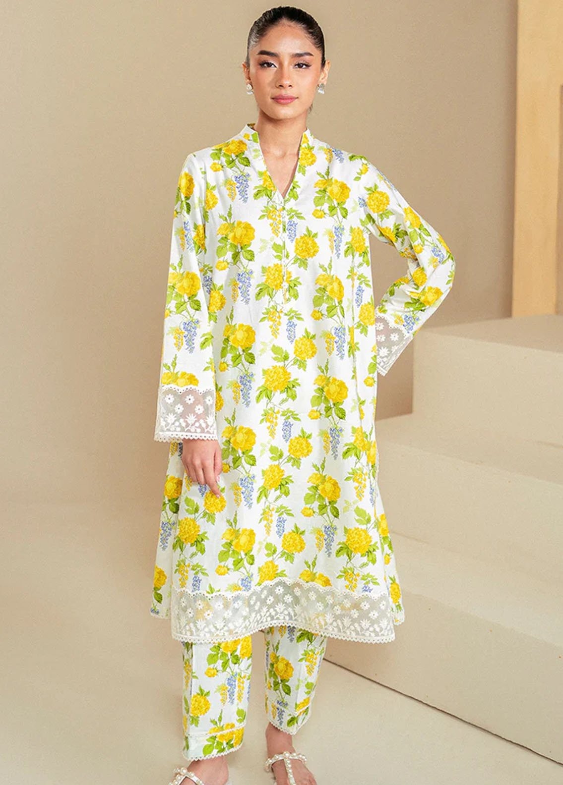 Cross Stitch | Embroidered Lawn Suits | Unstitched 2 Piece | SOFT HYDRANGEA-D-20