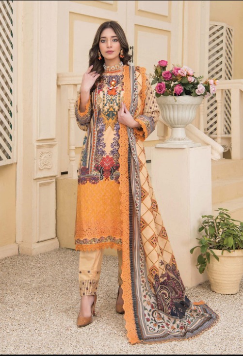 Riaz Arts | Mashaal Exclusive Digital Embroidered | D/02-X15985