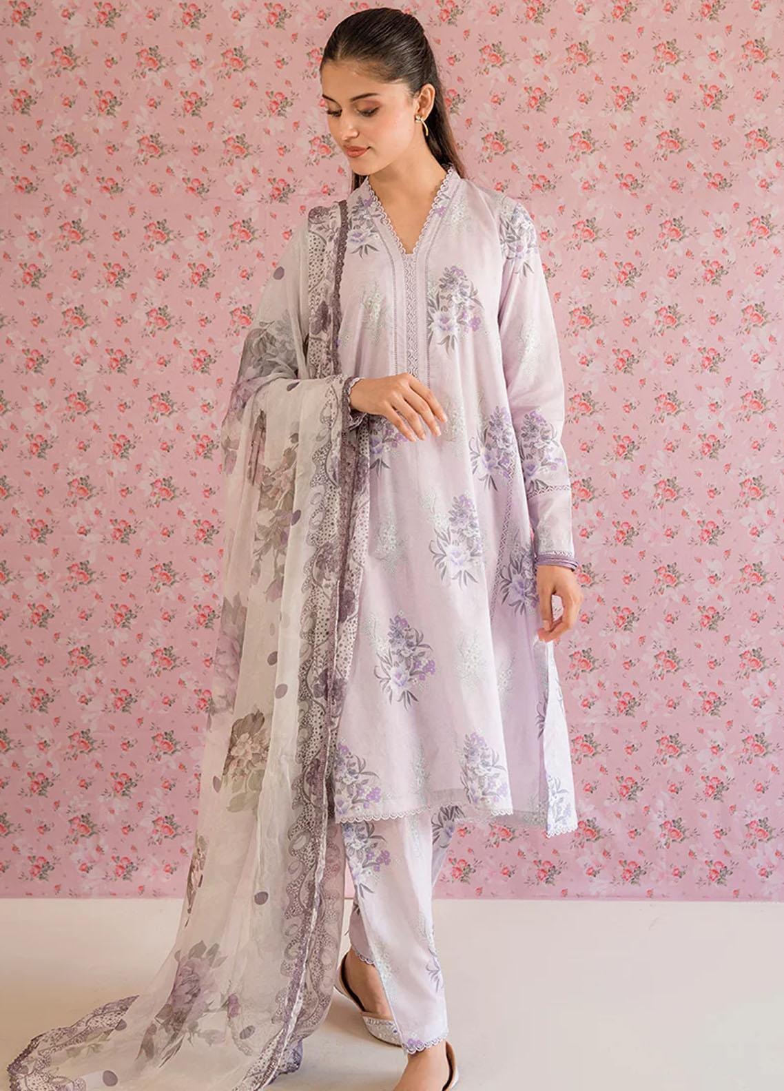 Cross Stitch | Printed Lawn Suits | WINSOME ORCHID-D10