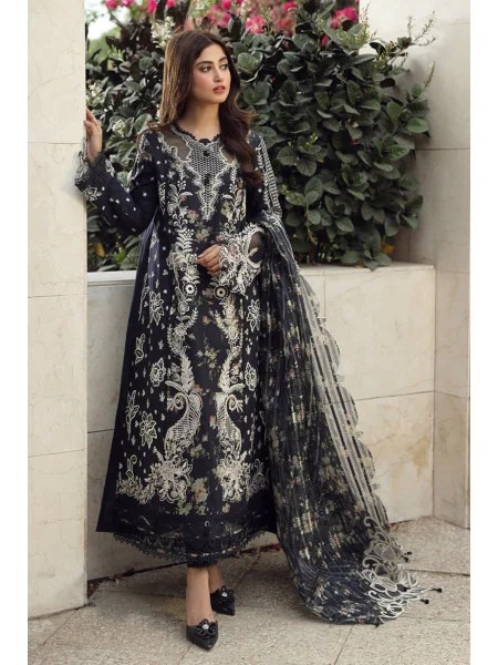 Qalamkar Hamna | Festive Lawn | Unstitched | 3 Piece | PS-07