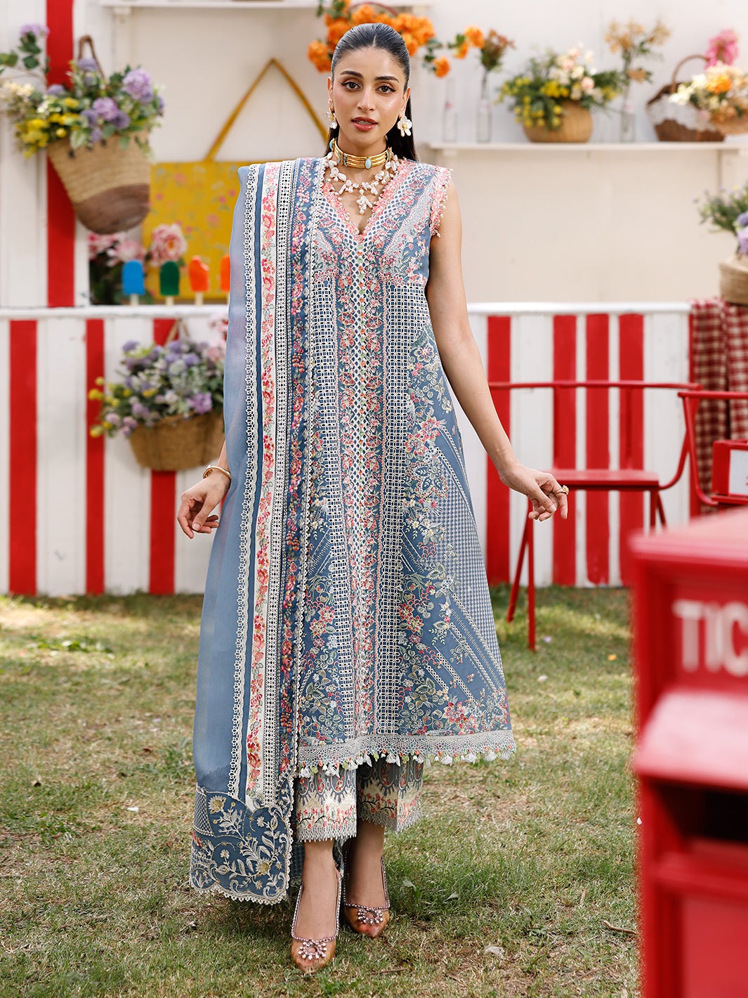 BIN ILYAS | Carnival Summer | Unstitched | 33-B