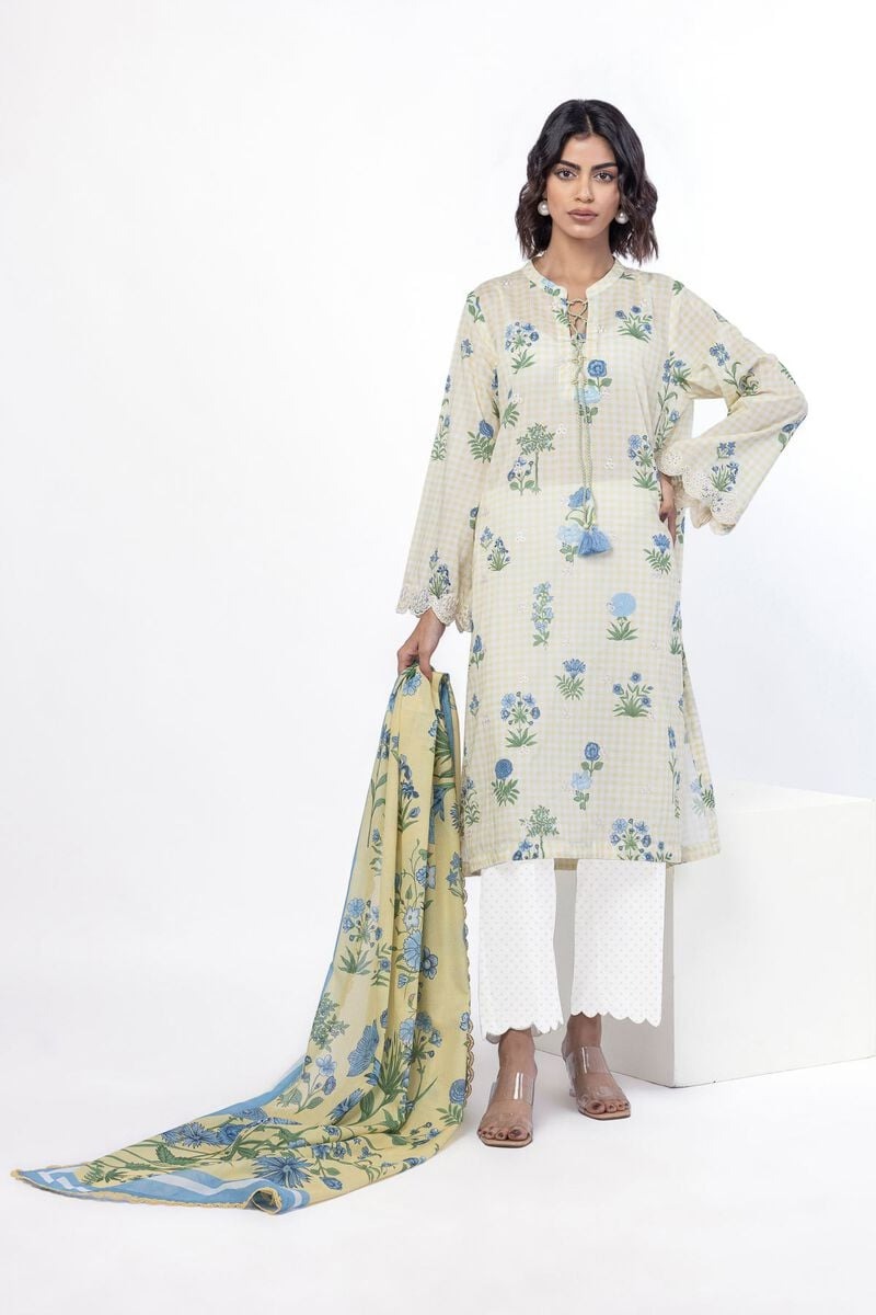 KHAADI | Embroidered Lawn | Unstitched | SS2465B