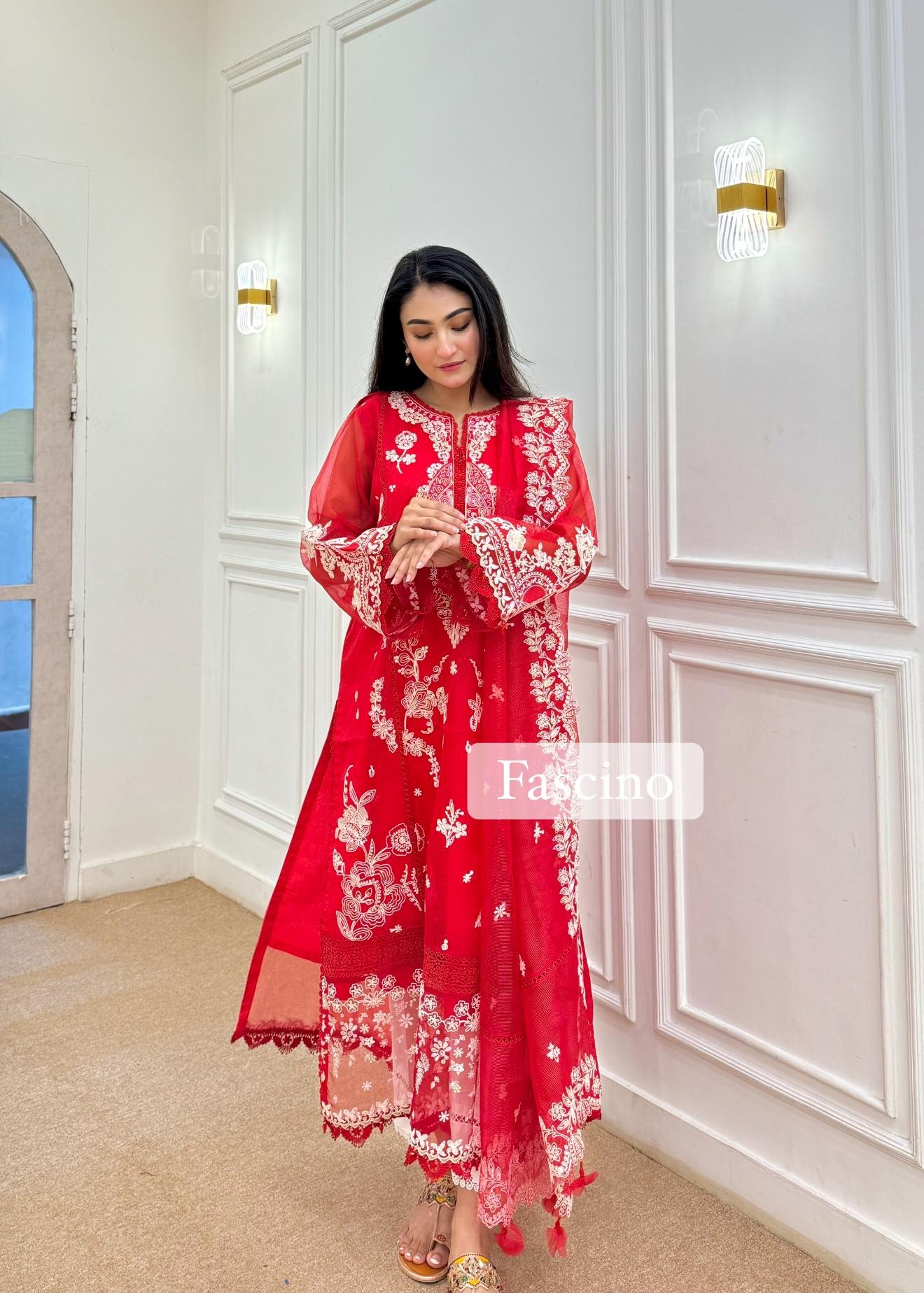 SABLE V. | Luxury Lawn | Stitched By Fascino | SL-02-25-V2