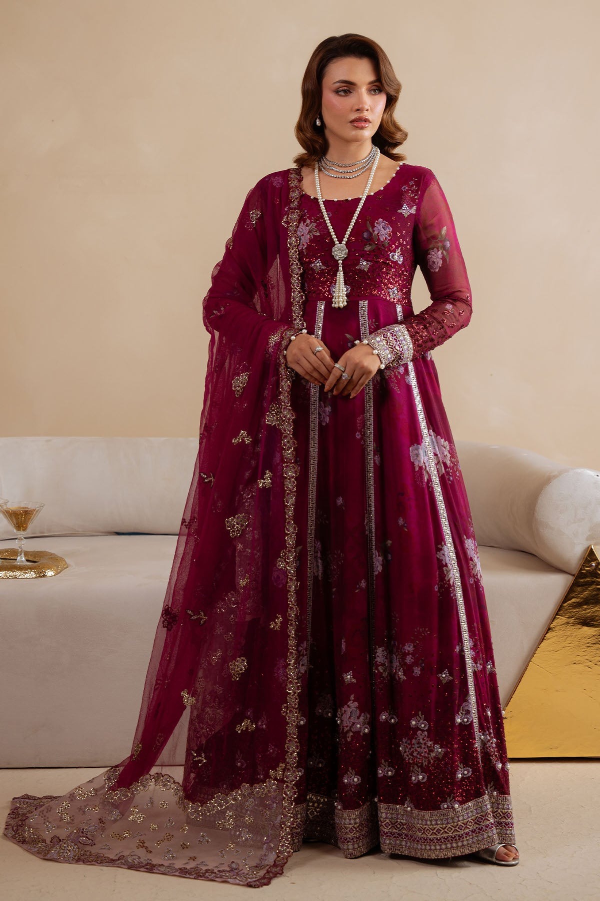 NURÉH | Amaya Luxury Embroidered Chiffon | AM-31