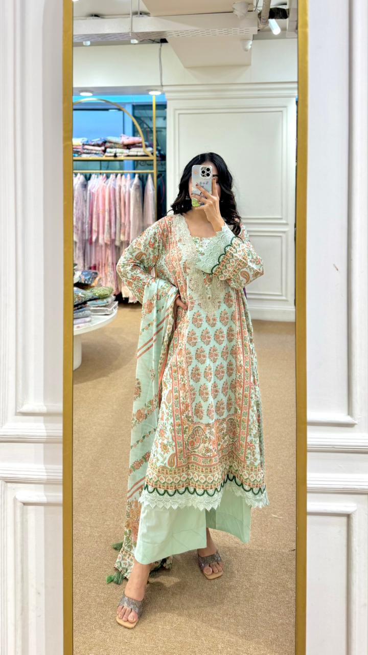 KHAADI | Embroidered Messuri | Stitched By Fascino | Unstitched | AS219B