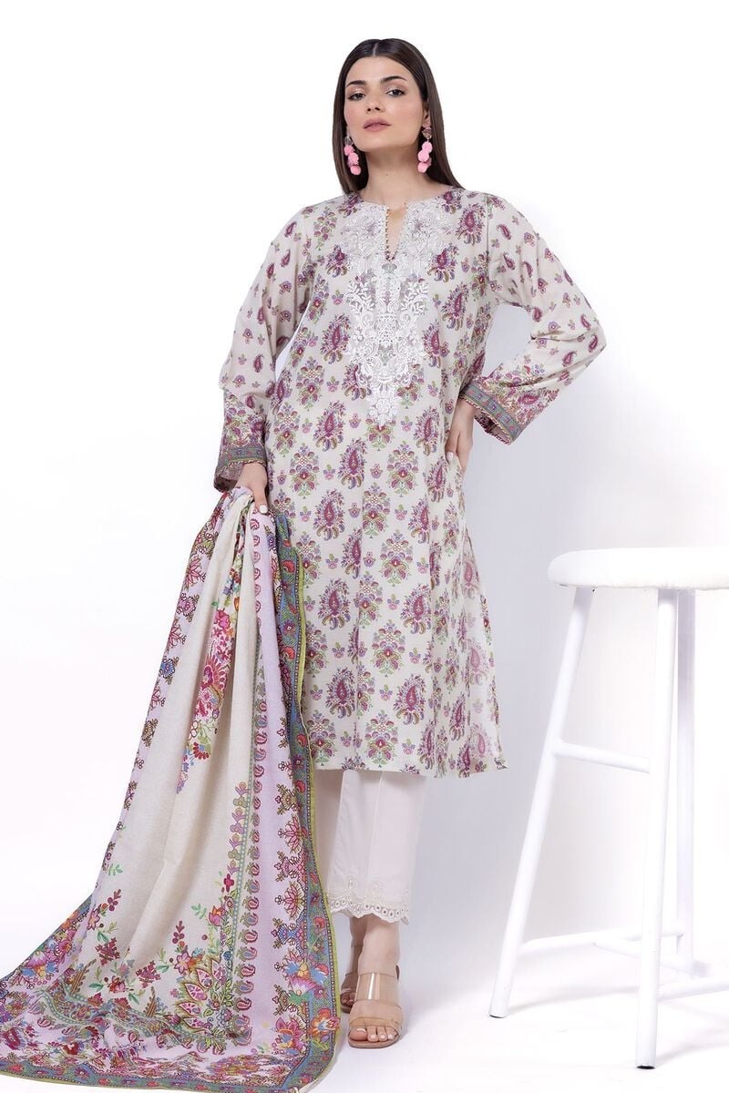 KHAADI | Embroidered Messuri | Unstitched | AS222A