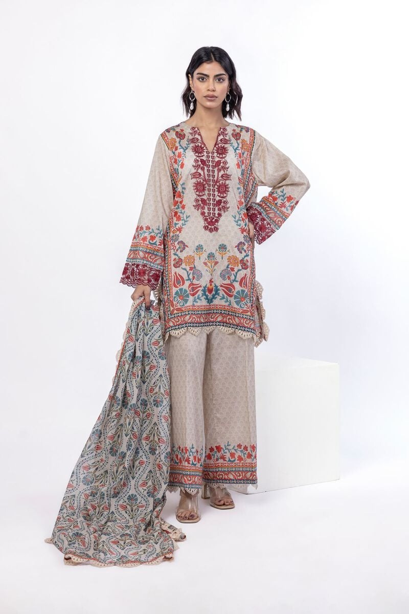 KHAADI | Embroidered Lawn | Unstitched | SS2587A