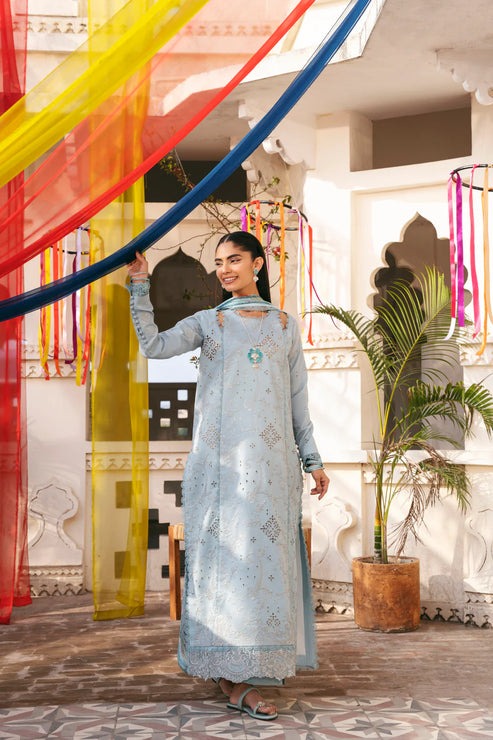 FLORENT | Chikenkari Unstitched | FZ-4B