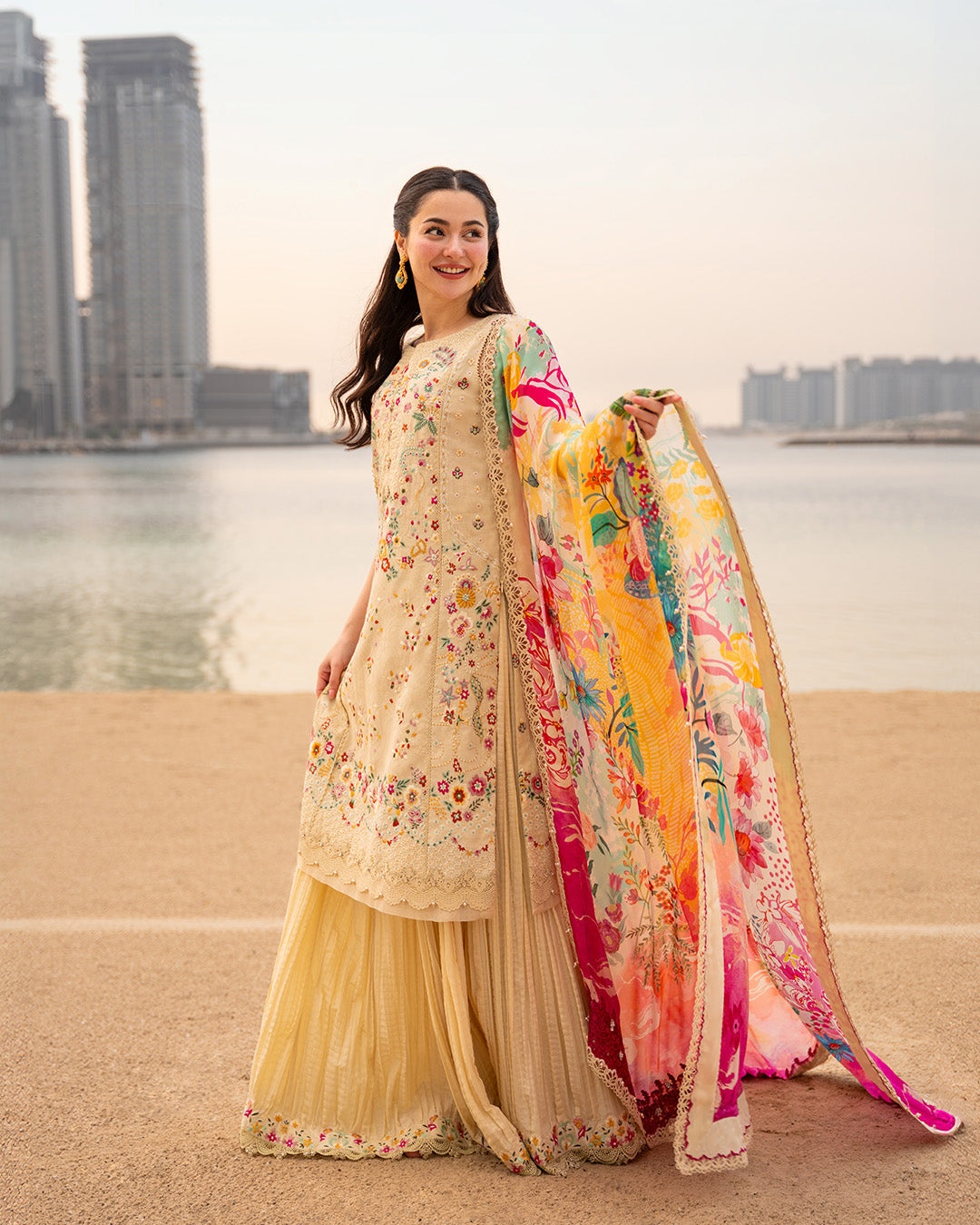 FAIZA SAQLAIN | AYA Luxury Unstitched | MERJEM