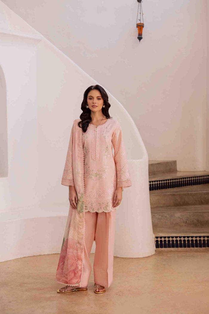 VERA | Bloom Powder Pink Shirt Set | Pret