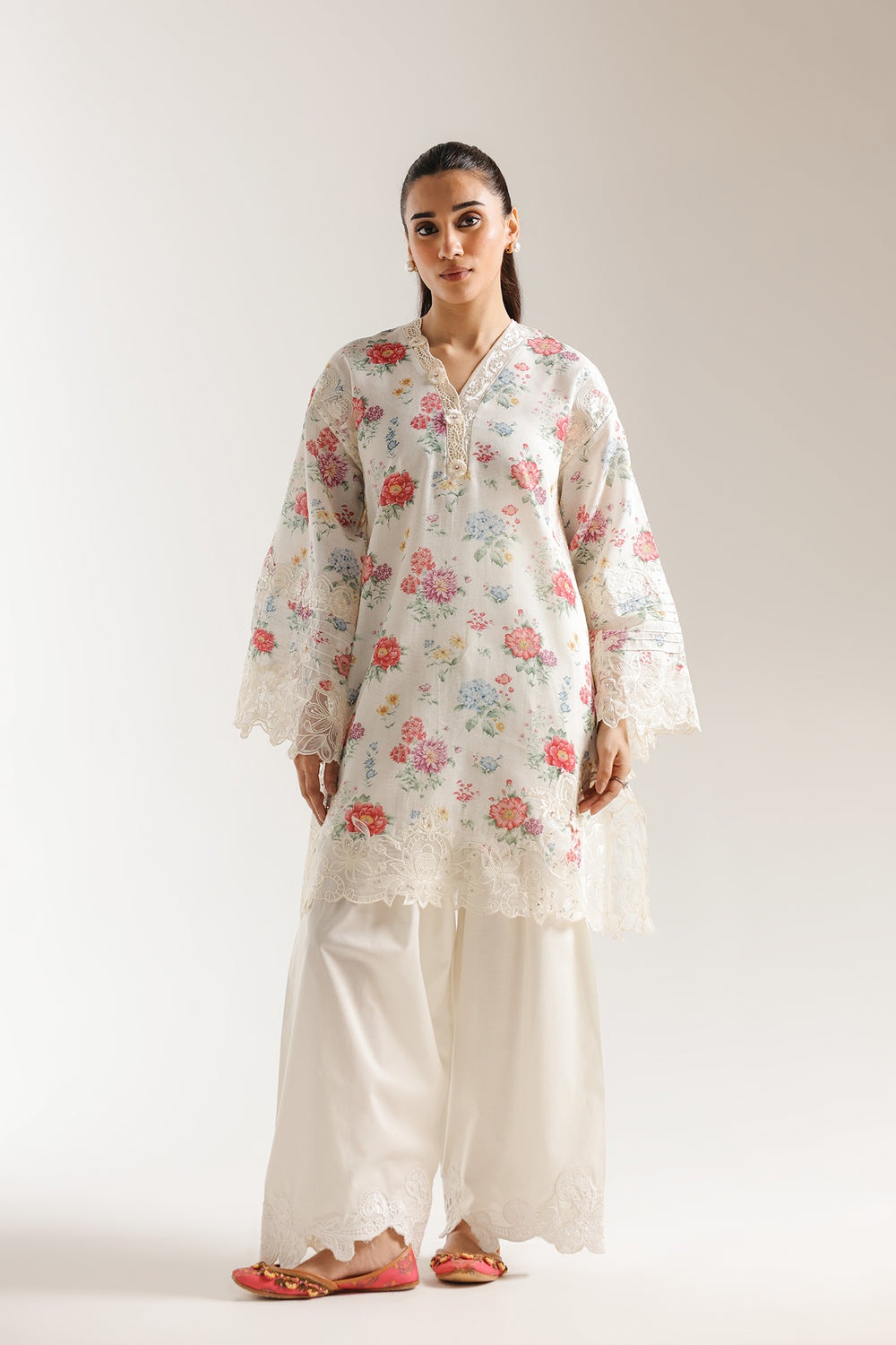 ETHNC | EMBROIDERED SUIT | Pret | 2 Piece
