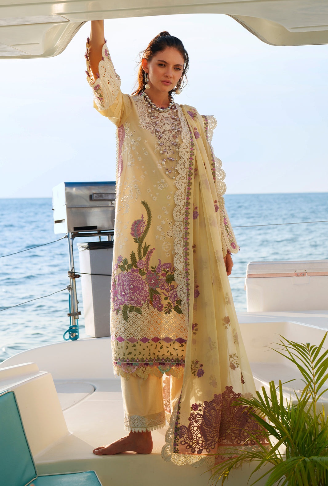 AJR | Evara Luxury Lawn | Unstitched | Faria
