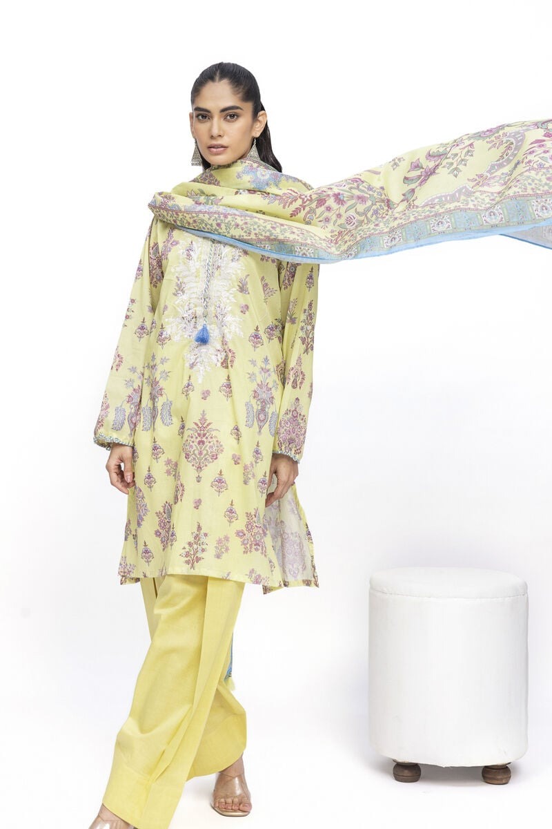 KHAADI | Embroidered Lawn | Unstitched | SS2317A