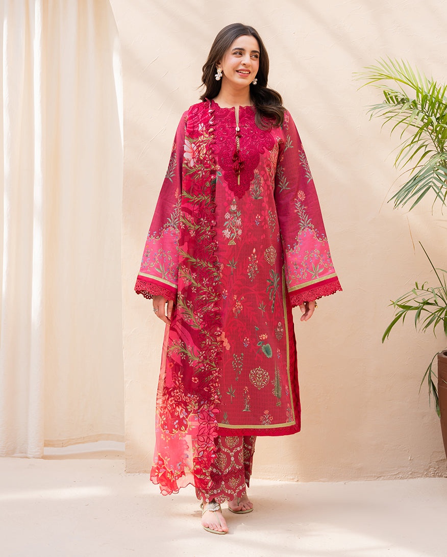 ROHEENAZ | Summer In Bloom | Unstitched | Flora Pop