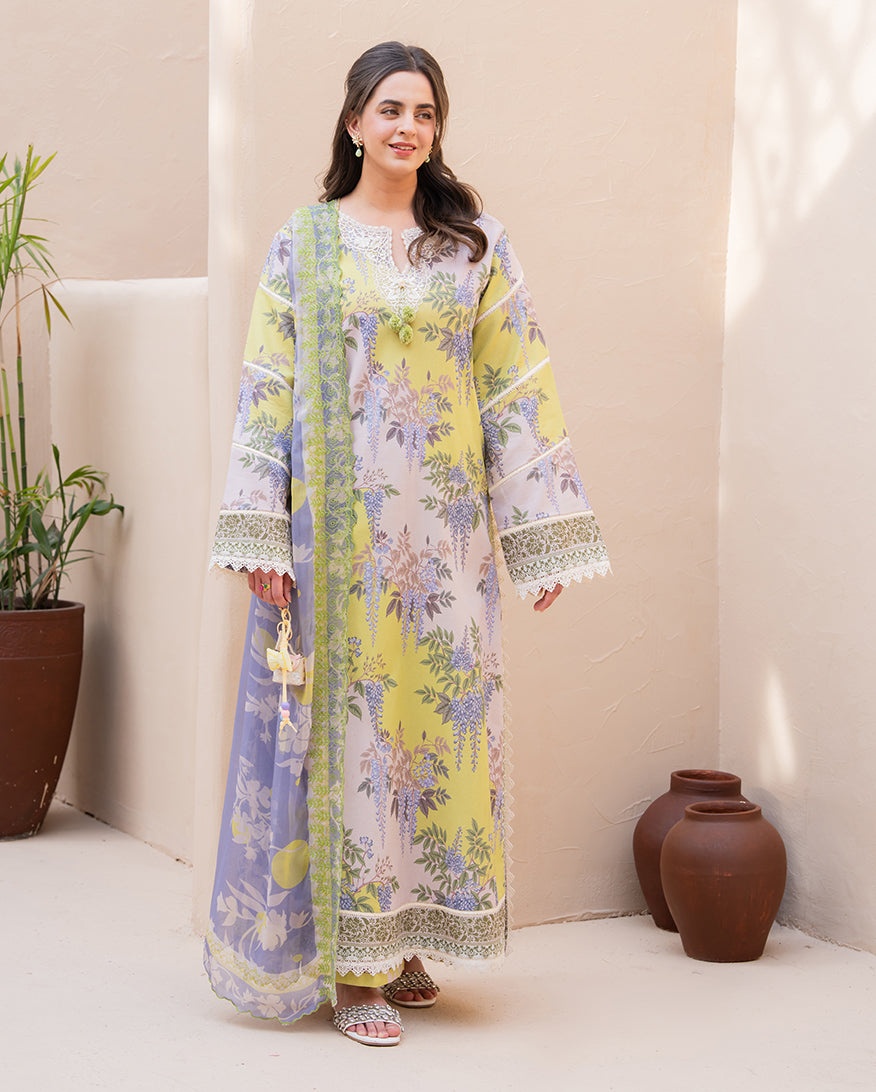ROHEENAZ | Summer In Bloom | Unstitched | Mystic Beauty
