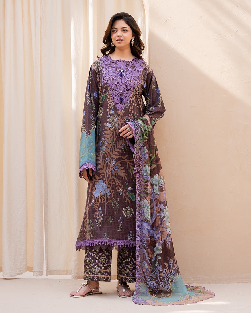 ROHEENAZ | Summer In Bloom | Unstitched | Petal Elan